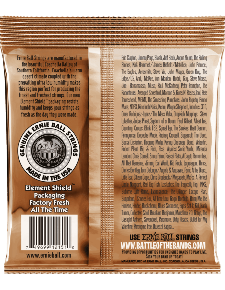 Acoustic strings set Earthwood Phosphor Bronze Rock & Blues 10-52