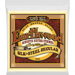 Jeu de cordes Folk Earthwood Bronze Regular silk&steel 13-56