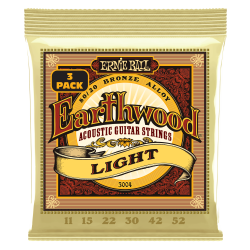Pack 3 jeux de cordes Folk Earthwood Bronze Light 11-52