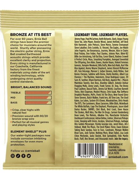 copy ofAcoustic strings set Earthwood Bronze Custom Medium 12,5-56