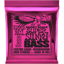copy ofJeu de cordes Super Slinky Bass 45-100 Short scale 