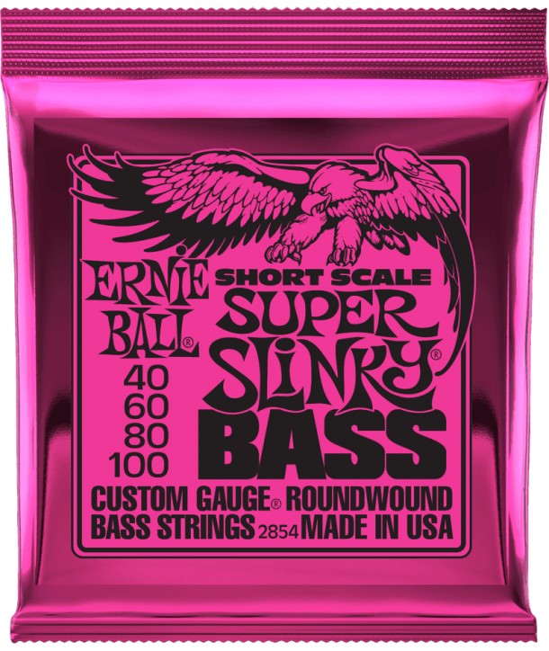 copy ofJeu de cordes Super Slinky Bass 45-100 Short scale 