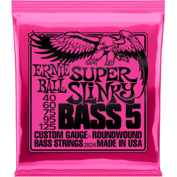 Jeu de 5 cordes Super Slinky Bass 40-125