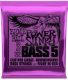 Jeu de 5 cordes Power Slinky Bass 50-135