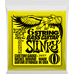 Jeu de 6 cordes Slinky Bass 20-90