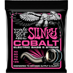 Jeu de 5 cordes Basse Cobalt Slinky 40-125