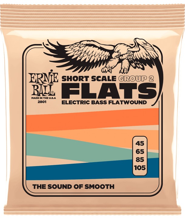 Jeu de cordes basse Groupe 2 Flats 45-105 short scale