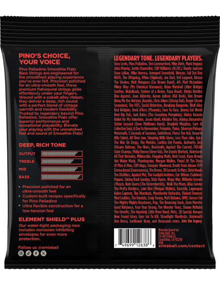 copy ofBass strings set Flats Group 3 45-100