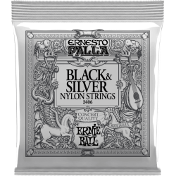Jeu de cordes classiques Ernesto Palla black and silver tension moyenne 28-42 