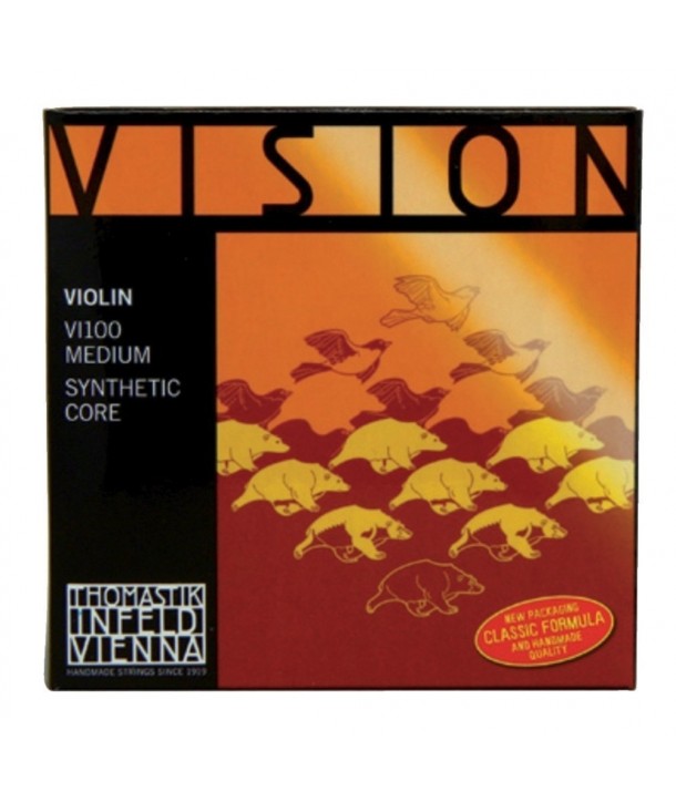 Jeu de cordes pour violon Vision noyau synthétique 3/4