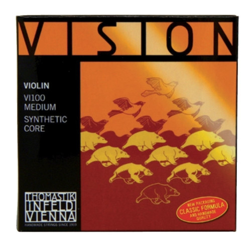 Jeu de cordes pour violon Vision noyau synthétique 1/8