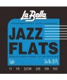 Jeu de cordes électriques Jazz flats Light 11-50