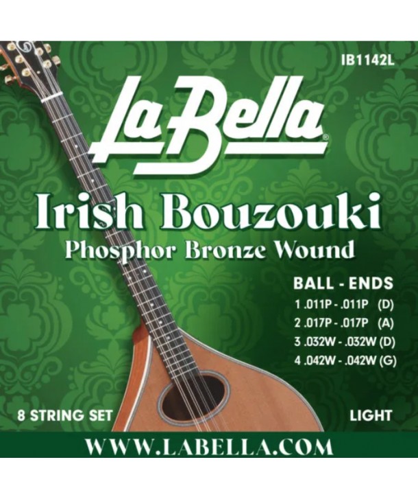 copy of8 Strings set for Irish Bouzouki ball ends Standard