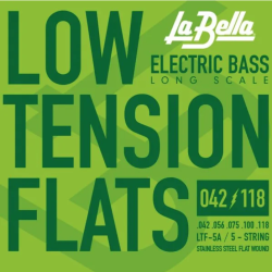Jeu de 5 cordes Low Tension Flats 42-118