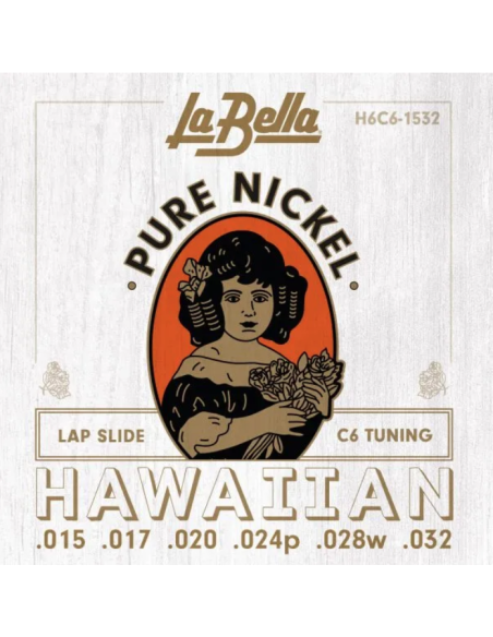 Jeu pour guitare lap steel Hawaiian nickel pur