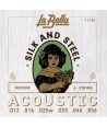 Acoustic strings set Silk & Steel Medium 12-56