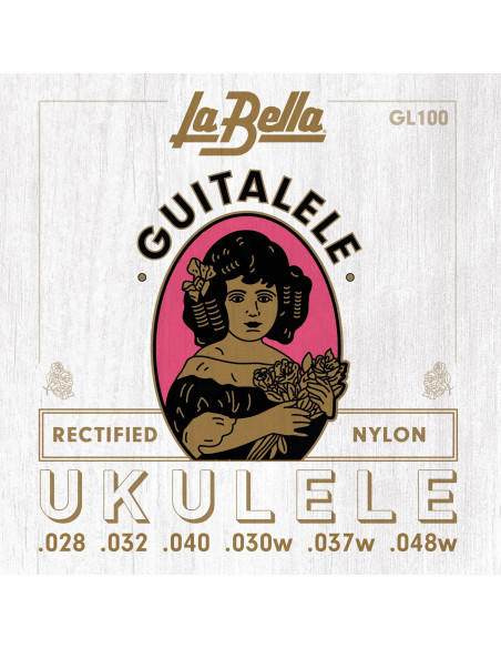 Jeu de cordes pour Guitalélé Nylon et plaqué argent