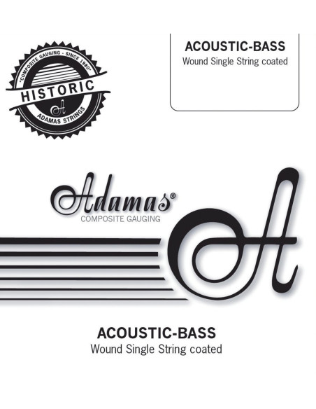 Acoustic bass single string phosphor bronze coated 60
