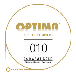 Corde à l'unité pour guitare acoustique Gold Strings Mi1 10