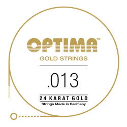 Corde à l'unité pour guitare acoustique Gold Strings Si2 13