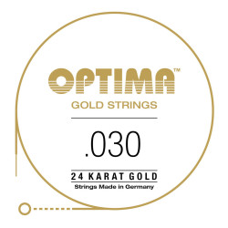 Corde à l'unité pour guitare acoustique Gold Strings Ré4 30