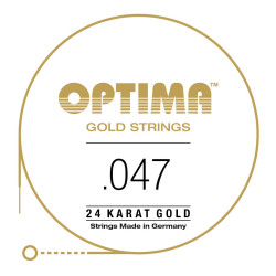 Corde à l'unité pour guitare acoustique Gold Strings Mi6 47