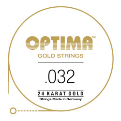 Corde à l'unité pour guitare acoustique Gold Strings Ré4 32