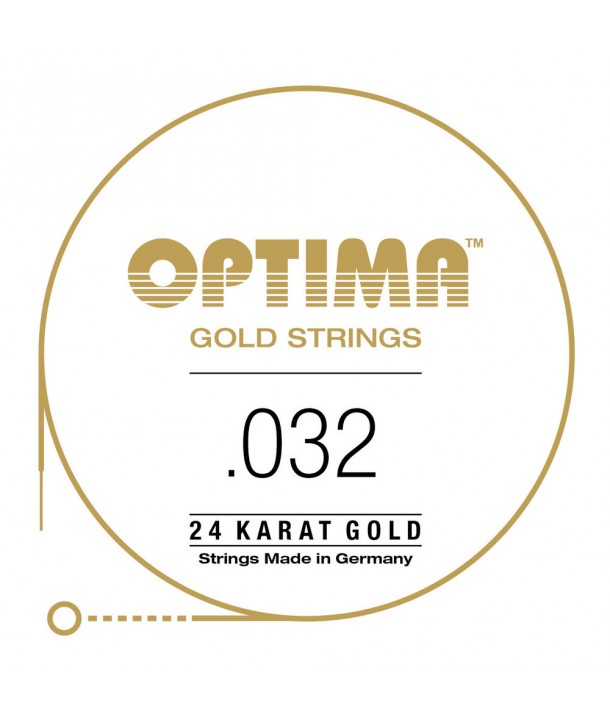 Corde à l'unité pour guitare acoustique Gold Strings Ré4 32