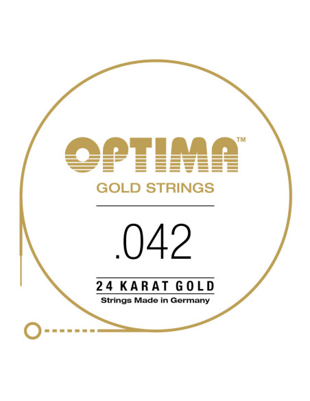 Corde à l'unité pour guitare acoustique Gold Strings La5 42