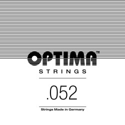 Corde à l'unité pour guitare acoustique Bronze Strings Mi6 52