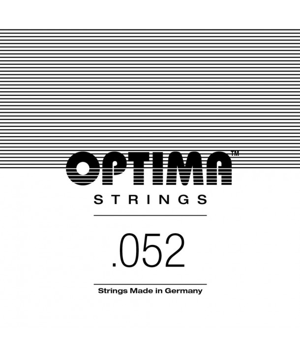 Corde à l'unité pour guitare acoustique Bronze Strings Mi6 52