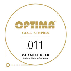 Corde à l'unité pour guitare acoustique Gold Strings 11