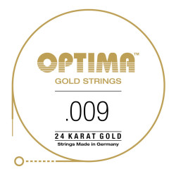 Corde à l'unité pour guitare acoustique Gold Strings 9