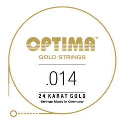 Corde à l'unité pour guitare acoustique Gold Strings 14