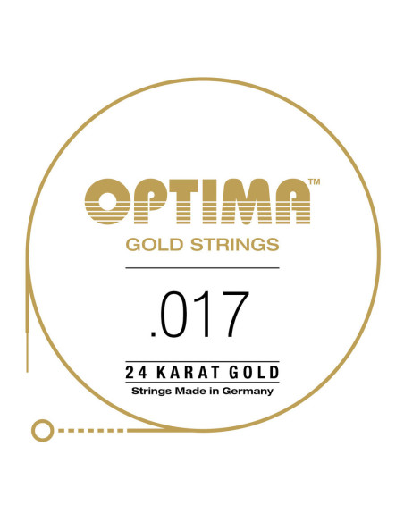Corde à l'unité pour guitare acoustique Gold Strings 17