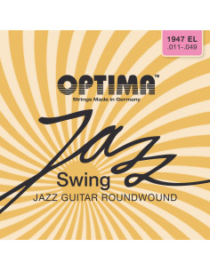 Electric strings set Jazz swing chrome extra light 11-49