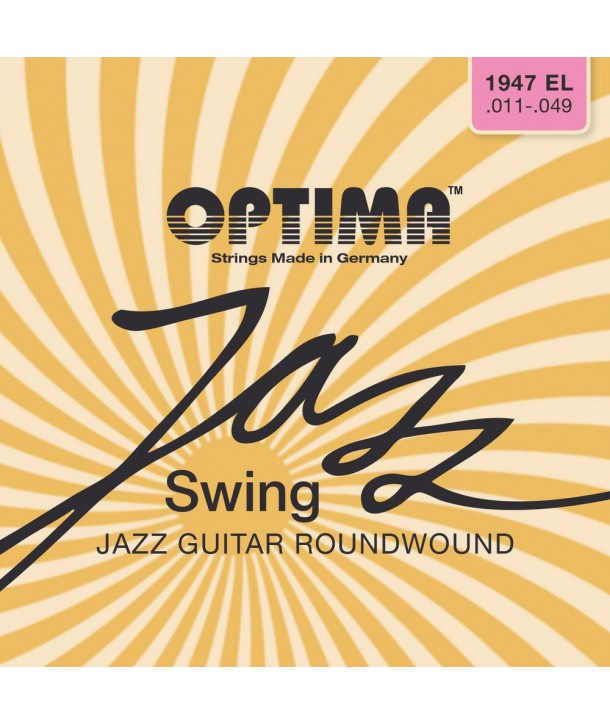 Jeu de cordes électriques Jazz swing chrome extra light 11-49