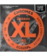 Jeu de cordes électriques Chrome filé plat Jazz extra-light 10-48 sol non filé