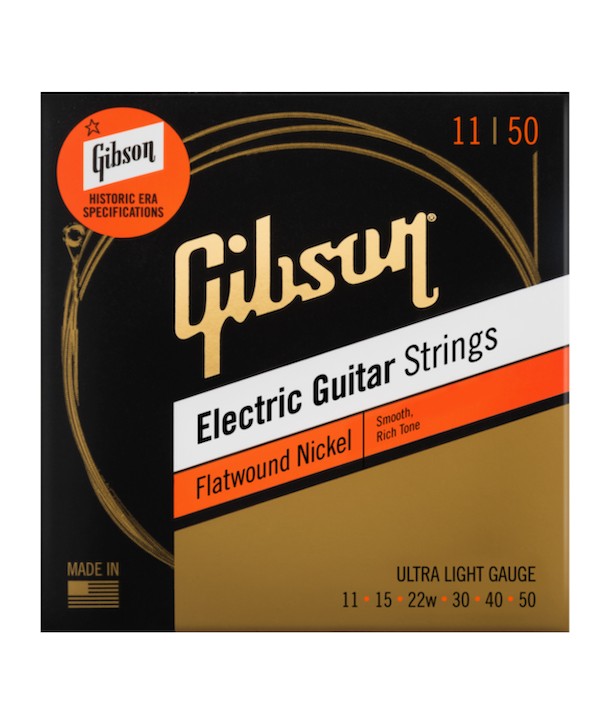 Jeu de cordes électriques Flatwound ultra light 11-50