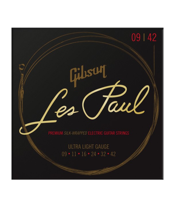 Jeu de cordes électriques Les Paul ultra light 9-42
