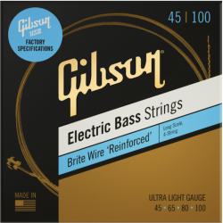 Jeu de cordes basse Brite wire ultra light 45-100 long scale