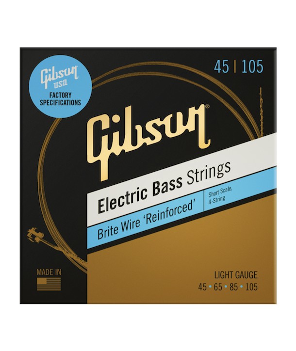 Jeu de cordes basse Brite wire light 45-105 short scale