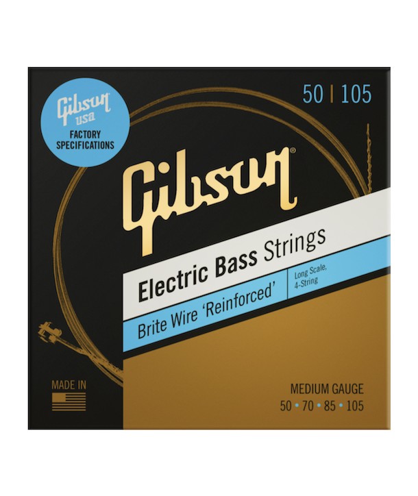 Jeu de cordes basse Brite wire medium 50-105 long scale