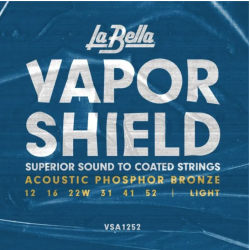 Jeu de cordes acoustiques Vapor Shield Phospore Bronze Light 12-52