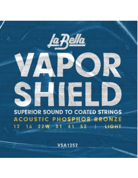 Jeu de cordes acoustiques Vapor Shield Phospore Bronze Light 12-52