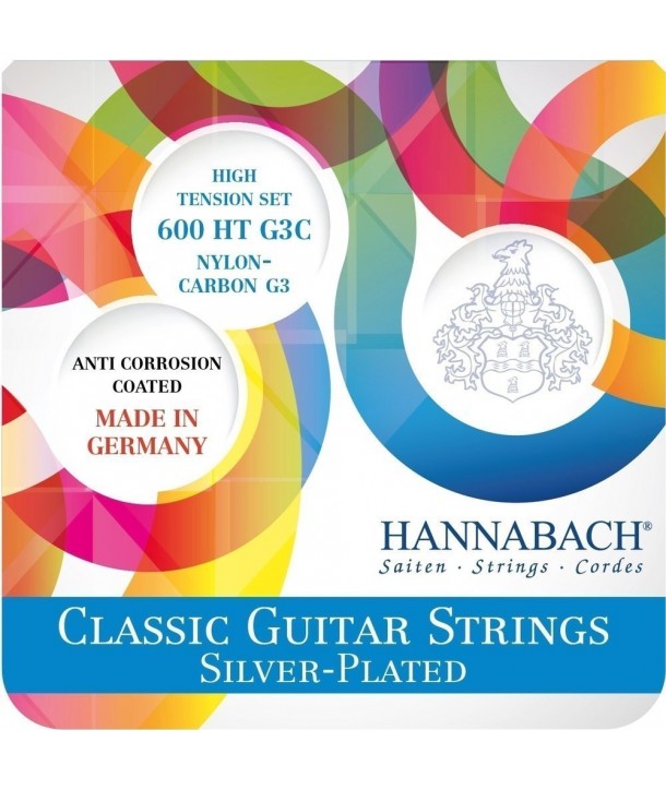 Classical strings set 600 Silver-Plated Medium tension Carbon G3