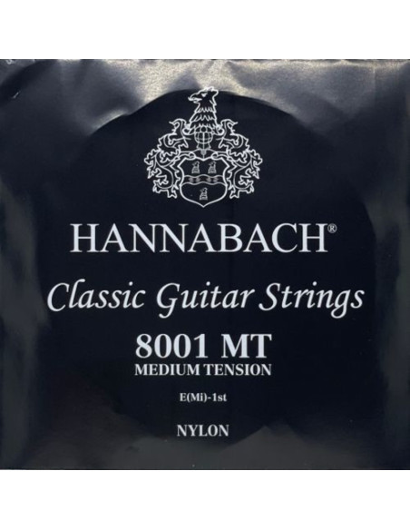Corde à l'unité classique Série 800 tension medium nylon Mi