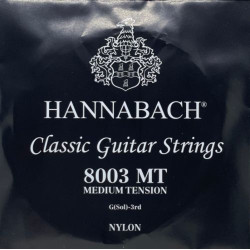 Corde à l'unité classique Série 800 tension medium nylon Sol