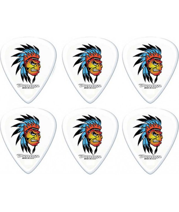 Lot de 6 médiators assortis Blackline original 1,00mm