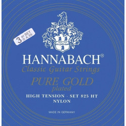 Lot de 3 cordes à l'unité basses classique Série 825 special gold tension forte